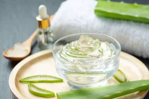 Aloe vera cosmetic cream